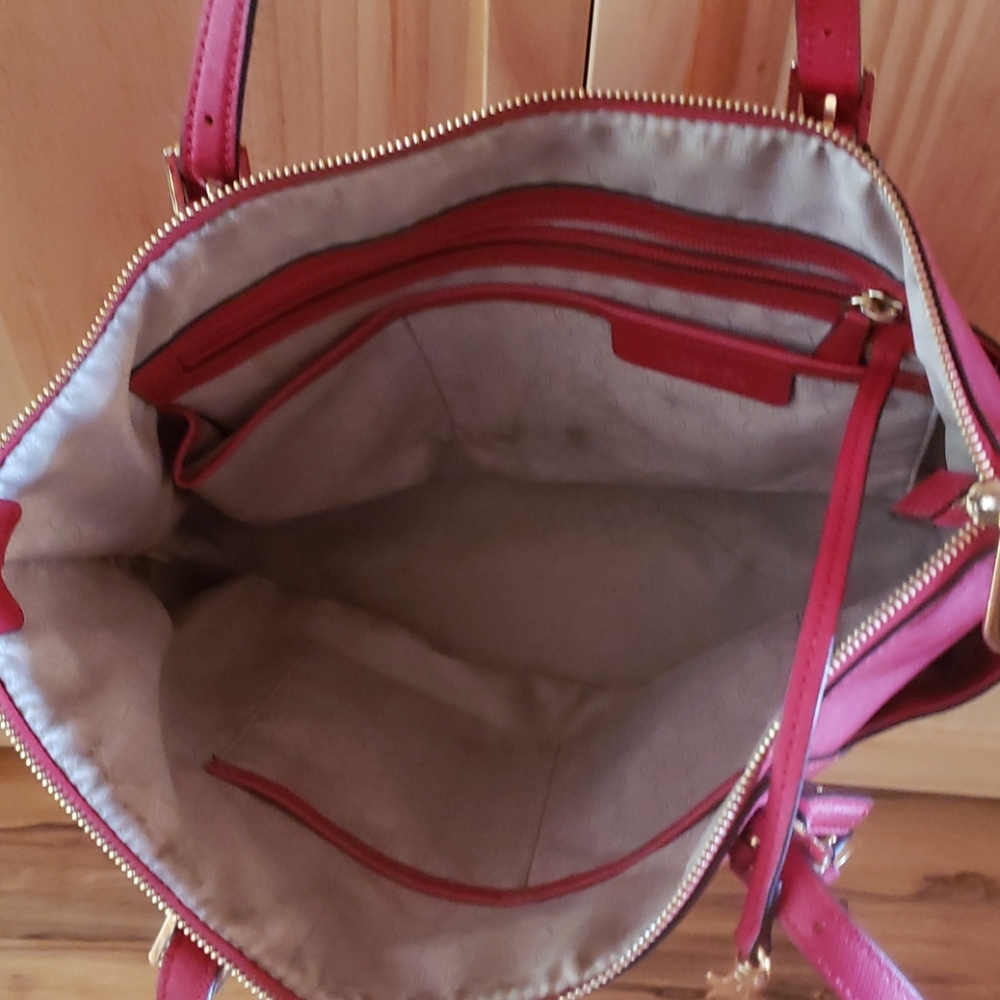 Michael Kors Red Purse - Picture 3 of 3